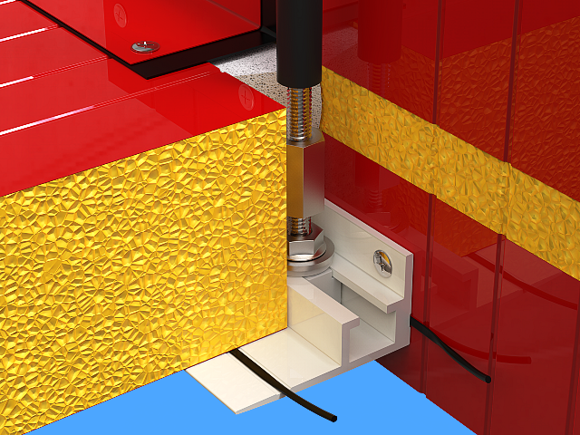 Профиль OMEGA FQH DARTS ALU в сборке